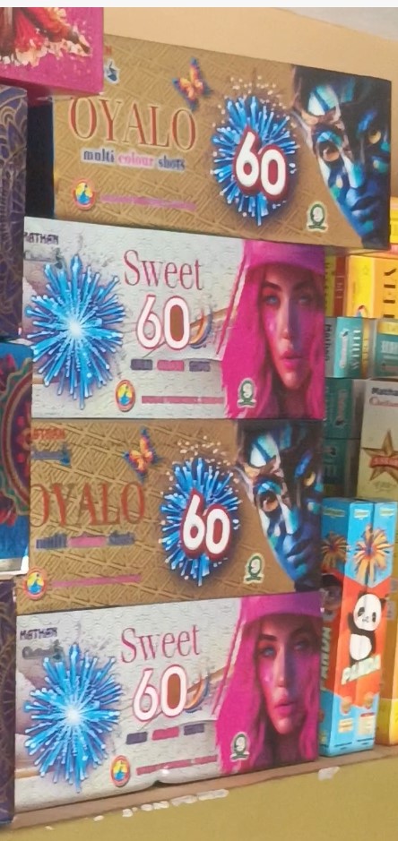60 Shot Multi Colour