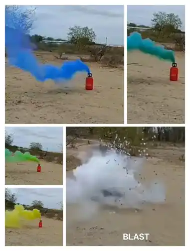Cylinder bomb